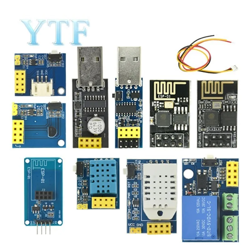 

ESP8266 Wifi беспроводной модуль WS2812 AM2302 ESP-01 DS18B20 DHT22 реле скачать модуль комплект для умного дома