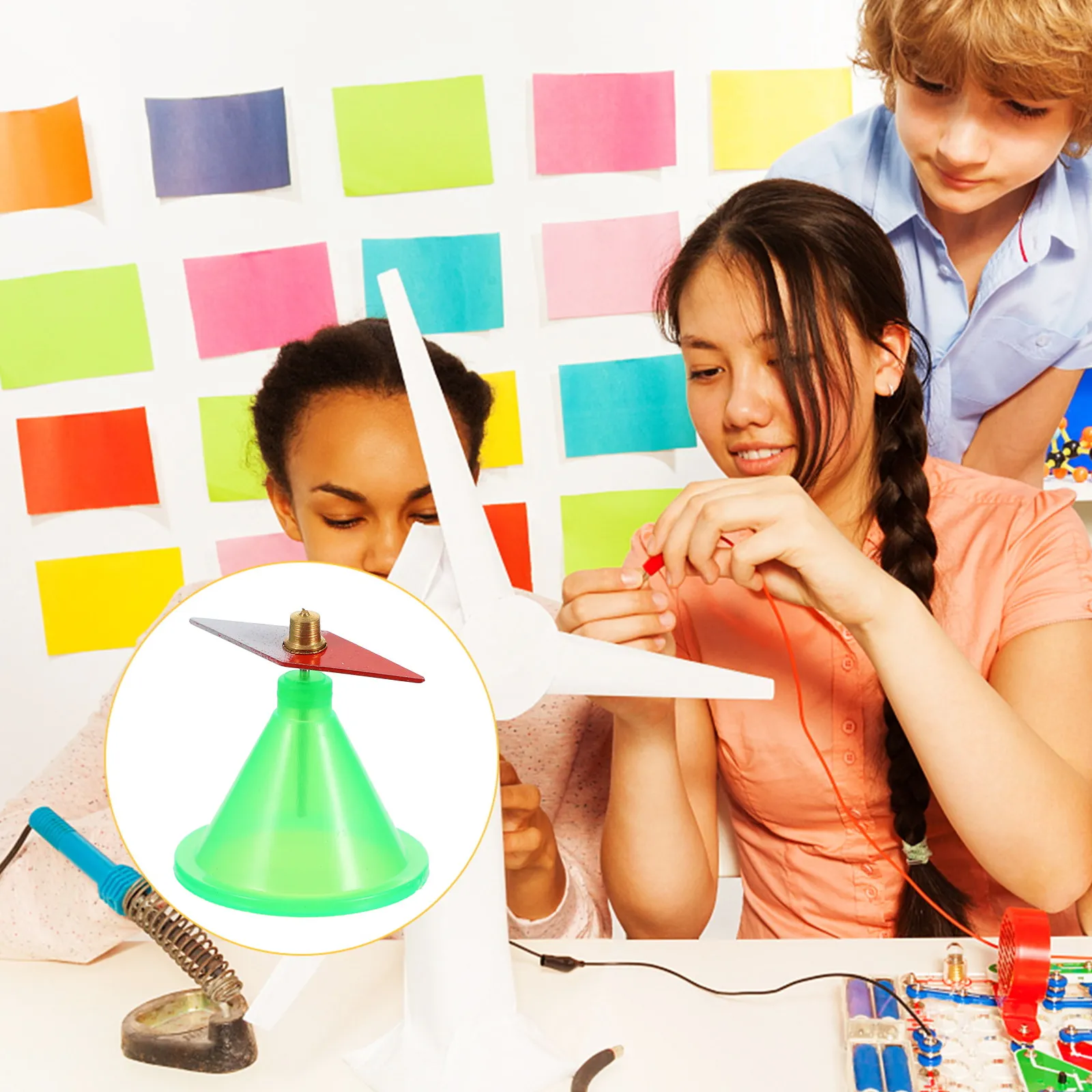 16pcs 작은 자기 바늘 물리학 실험 시연기구 필드 교육 도구 오른손 규칙 학습 도구