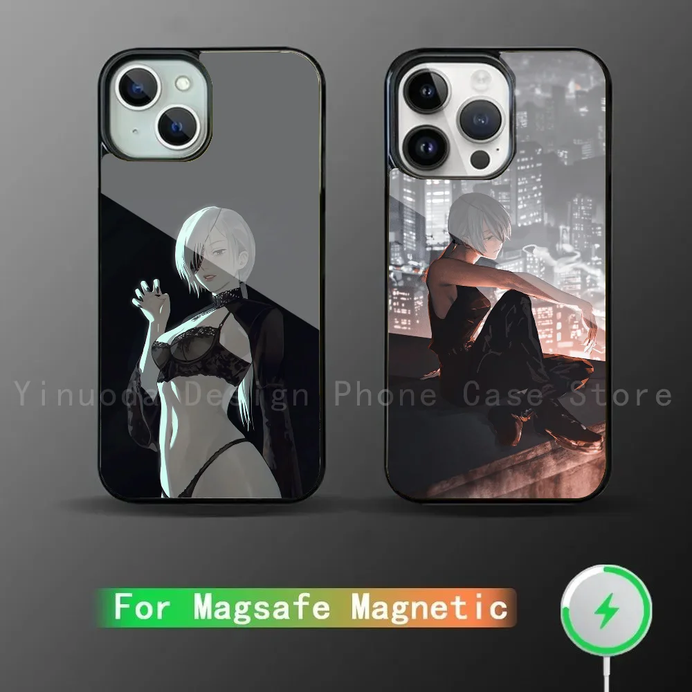 

Quanxi CHAINSAW MAN Phone Case For IPhone 15 14 13 Pro Max 11 Mini Alex Mirror For Magsafe Wireless Charging Cover