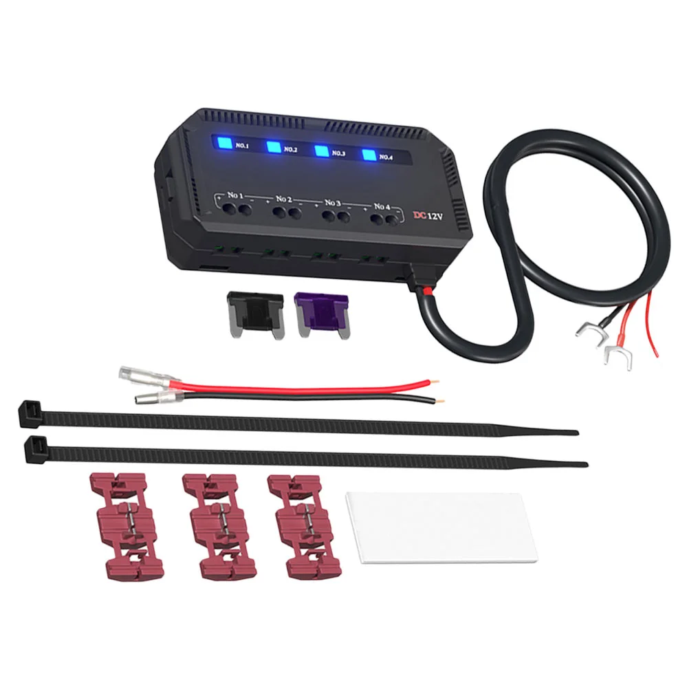 

Car Fuse Box Fuses Fused Distribution Block 12v Junction Terminal Rubber