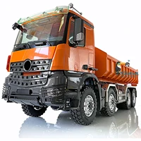 Gift Lesu 1/14 8*8 Hydraulic Rc Dumper Truck Roll On/Off Tipper Painted And Assembled Tamiyaya Toucan Controlled Toy Model 1