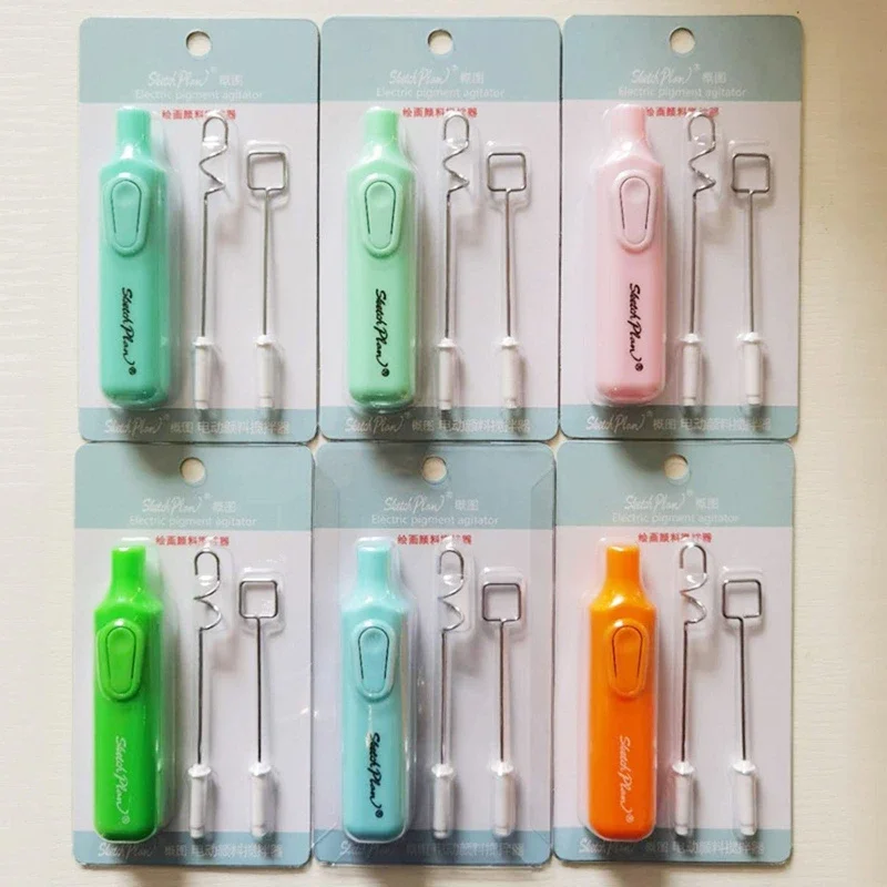 Epoxy Resin Stirrer for Crafts Tumbler Replaceable Electric Tumbler Mixer Handheld Battery Operated Epoxy Mixing