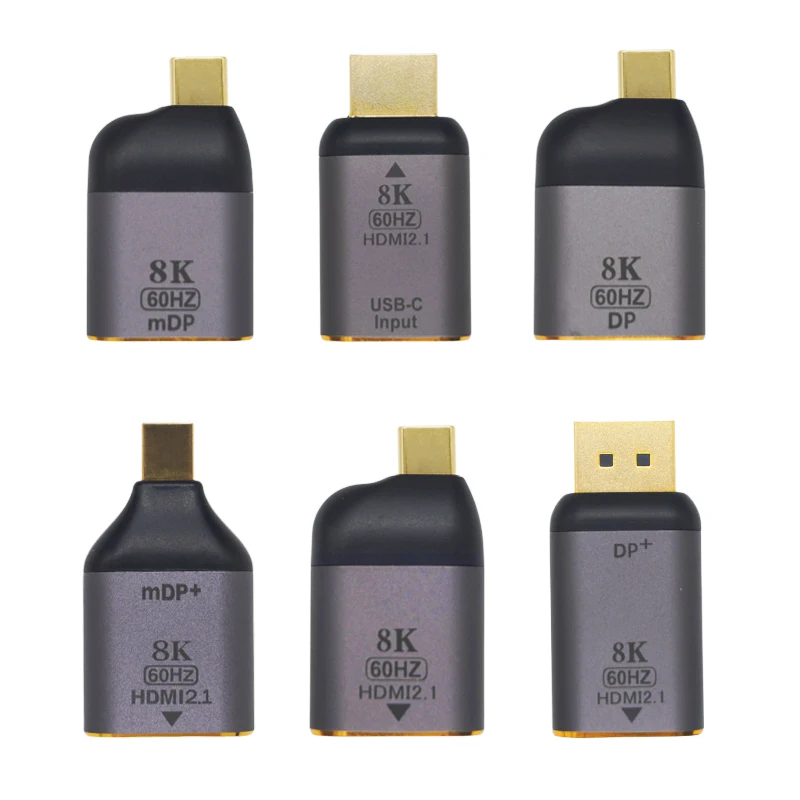 8K 60Hz Usb Tipo C A Hdm1 Compatibile Con Mini Displayport Adattatore Dp Per Macbook Samsung Hd Tv Video Usb C Converter