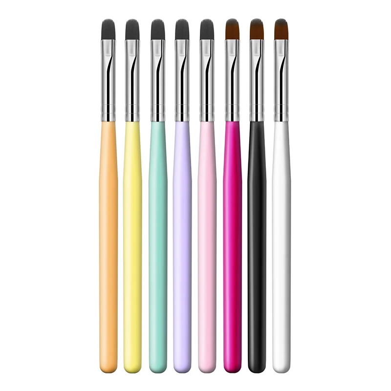 1-9PCS Nails Art Brush Pen 3D Tips Pattern Phototherapy Acrylic UV Gel Extension Builder Coating Painting Pen DIY Manicure Tools Best Sellers In Beauty & Health