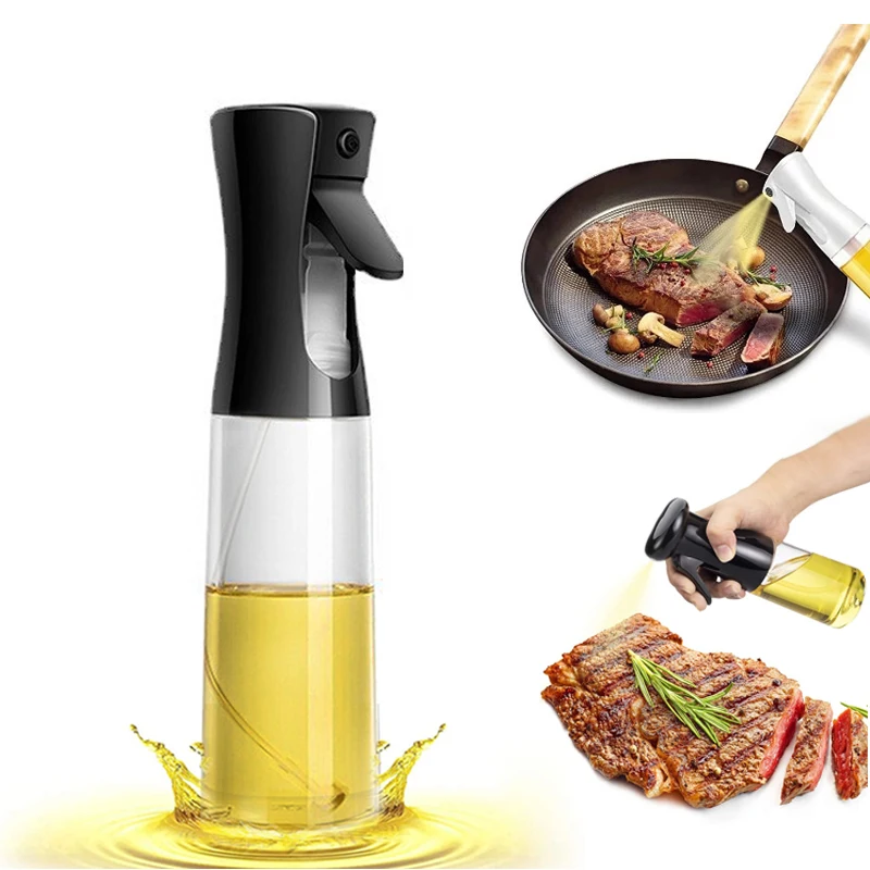 200\300\500ml Kitchen Oil Spray Bottle Olive Acid Sprayer For Cooking