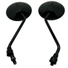1pair Universal Motorcycle Rounded Side Back View Mirror Motorbike E-bike Scooter 10mm 8mm Rearview Mirrors 2