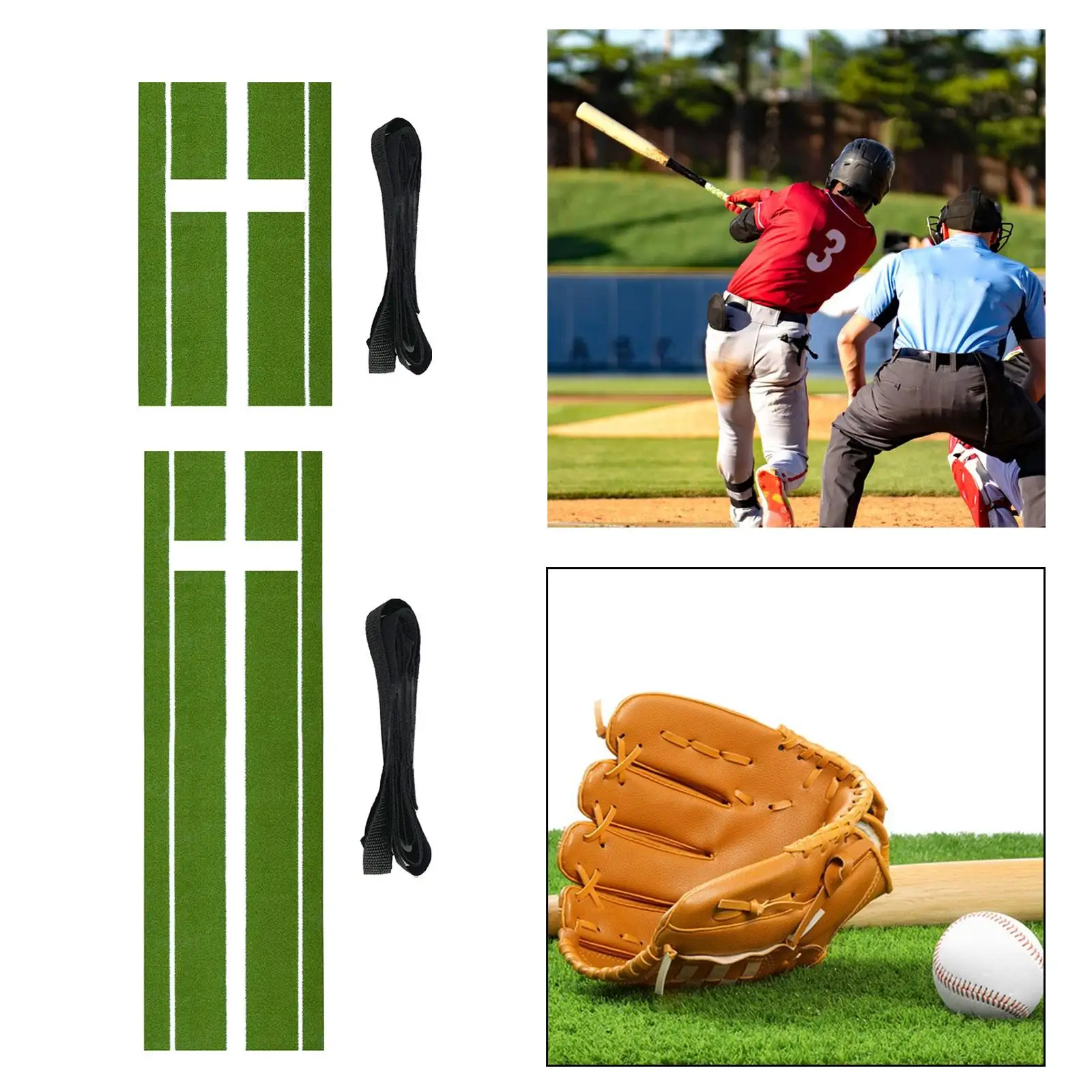 Baseball Hitting Mat Anti Slip Backing Softball Pitching Mat Softball Training Aid for Backyard Beginner Garage Party Floors Baseball Hitting Mat Anti Slip Backing Softball Pitching Mat Softball Training Aid for Backyard Beginner Garage Party Floors