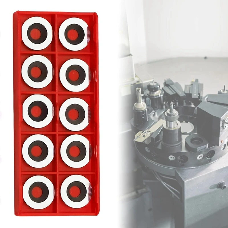 10개 16X3.0mm-30 ° 선반 목공 마무리용 커터 교체용 인서트 커터, 홀로워 도구, 선반 도구 및 액세서리-ABFB