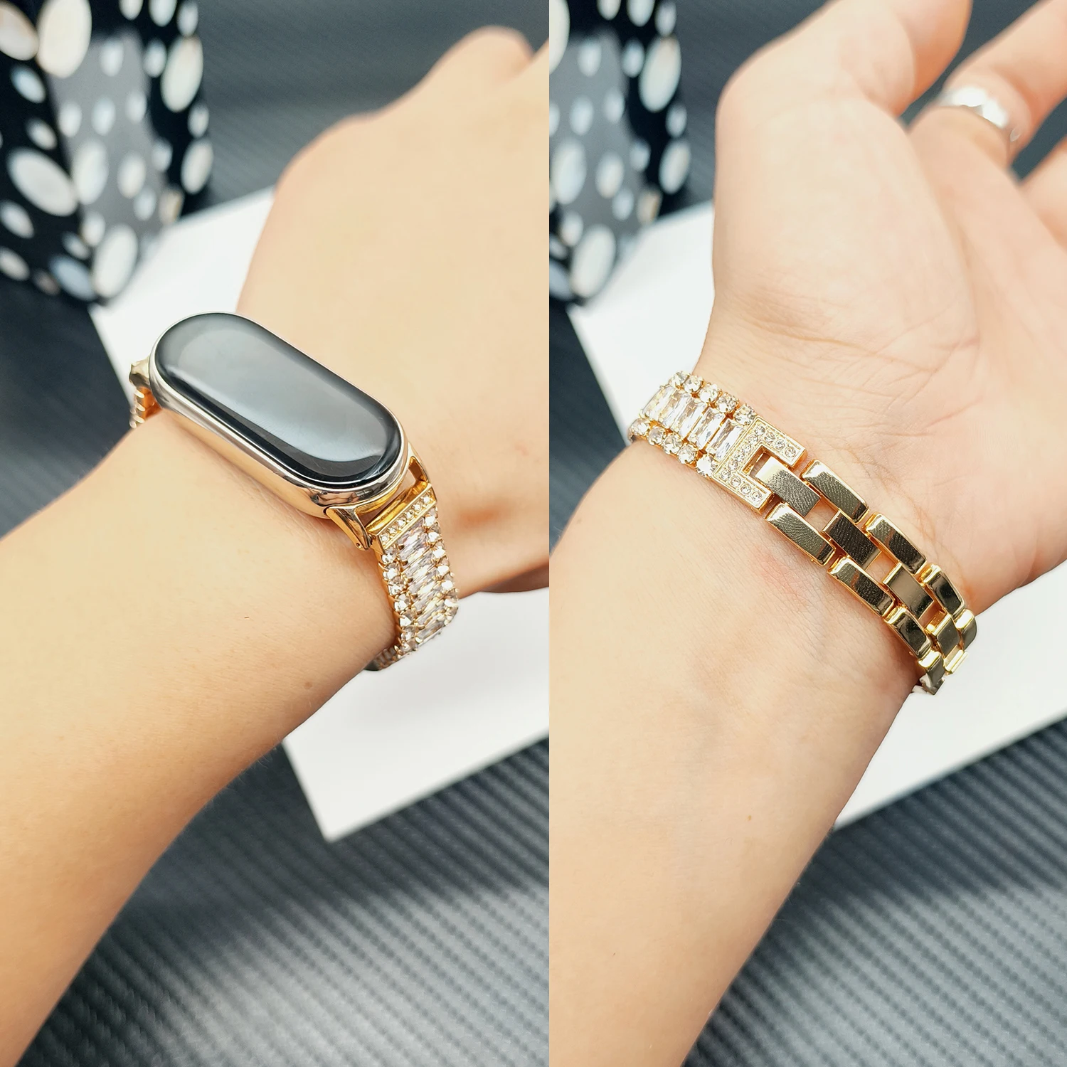 Luxury Shining Metal Strap