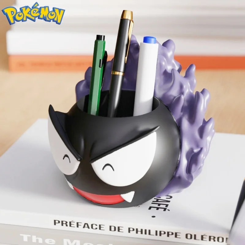 

12cm Pokemon Gk Gastly Creative Stationery Storage Pen Holder Action Figure Model Toys Gift Desk Decoration For Birthday