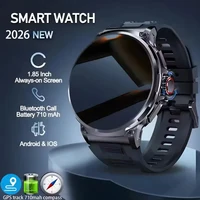 Nouvelle montre intelligente GPS 2026 pour hommes, écran AMOLED HD de 1,85 pouce, batterie de 710 mAh, sport, appel Bluetooth, montre intelligente pour Android IOS 1
