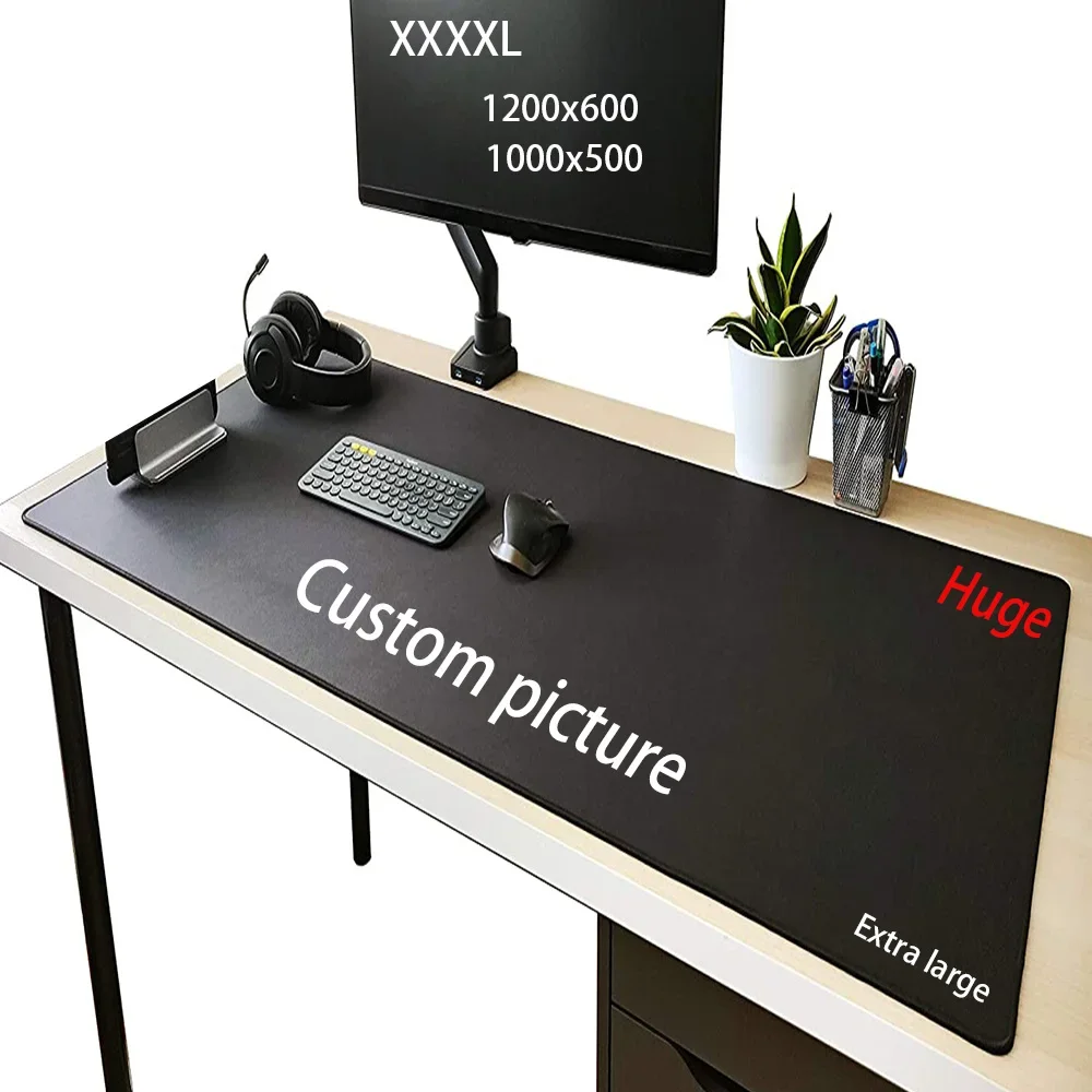 Enorme Tapete de Mesa 1200×600 Personalizado Mausepad Gaming Mouse Pad Extra Grande Mousepad 100×50 Grande Tapete de Slipmat Gamer Anime Tapete de Mesa