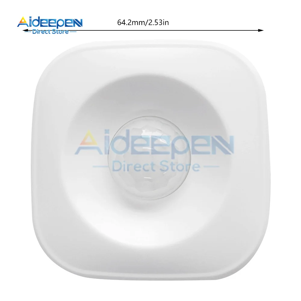 Tuya ZigBee/WiFi PIR Motion Sensor Wireless Infrared Detector Security Burglar Alarm Sensor Smart life APP Control Compatible