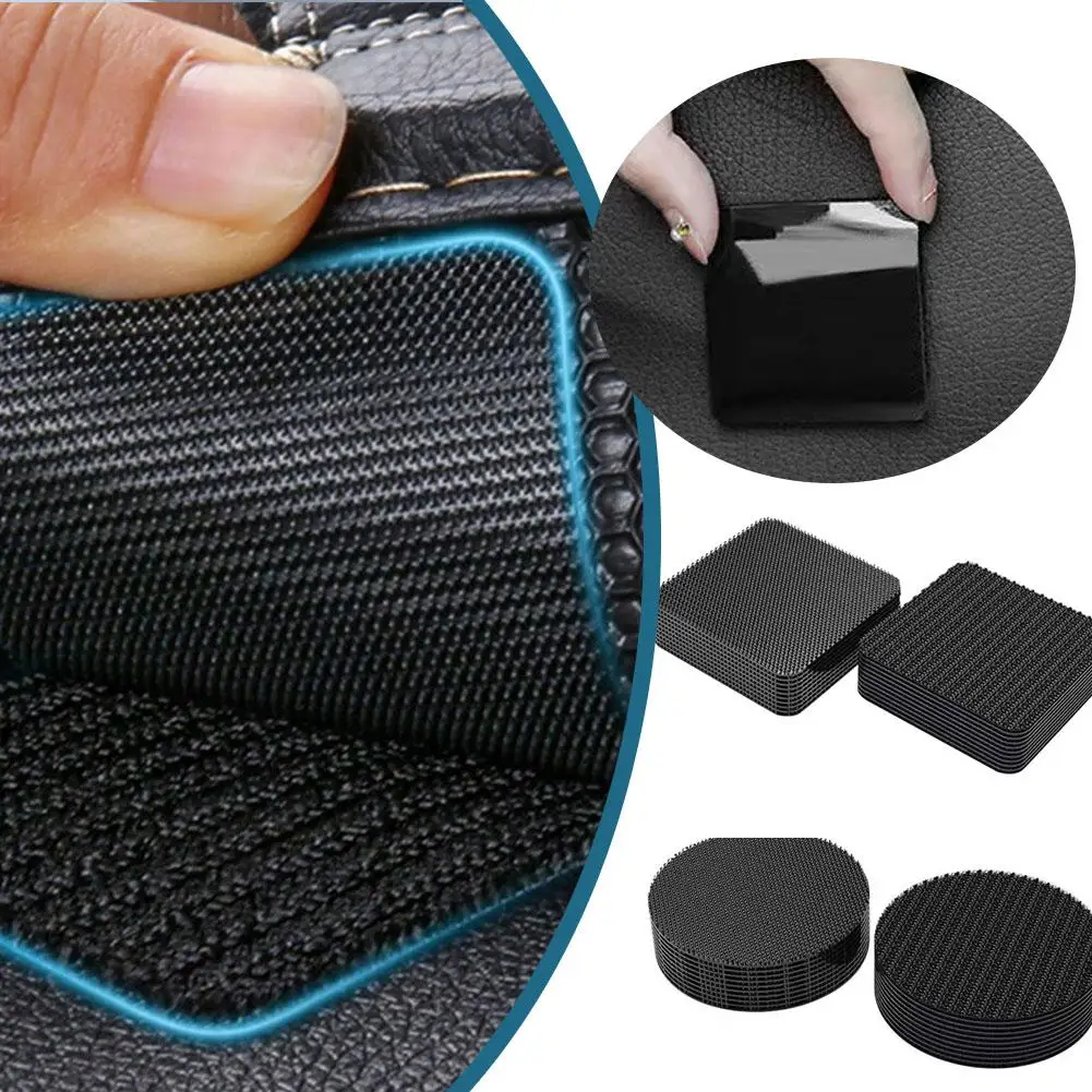 

Universal Car Carpet Sticker Tape Invisible Foot Pads Auto Sticker Clips Fixing Clips Floor Adhesive Fastener Mat Holders L5A8