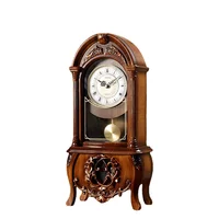 Nordic Table Clock Retro Luxury Desk Clock Vintage Mechanical Tell The Time Living Room Bedroom Bedside Home Decoration Gift 1
