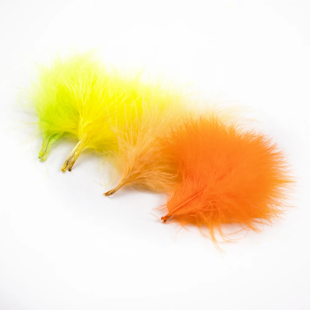 8-12cm Turkey Feathers Natural Marabou for Craft Jewelry Making Decor