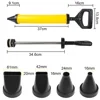Caulking Gun Grouting Gun Hand Tools With 4 Nozzles Cement Lime Pump Applicator Grouting Mortar Sprayer Grout Filling Tools 3