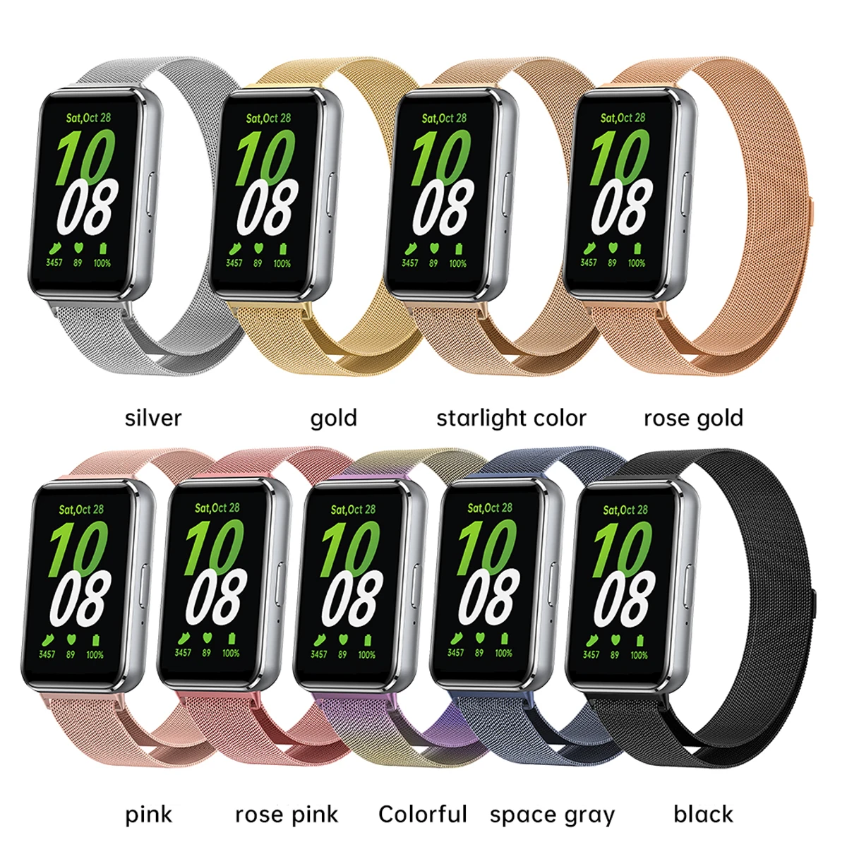 Stainless Steel Milanese Loop Magnetic Bracelet Wristband