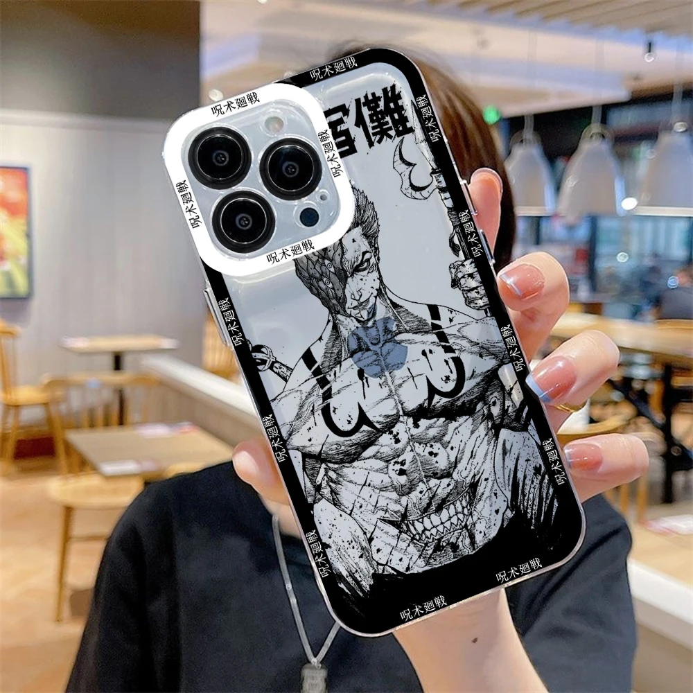 Anime Jujutsu Kaisen Clear Soft TPU Phone Case