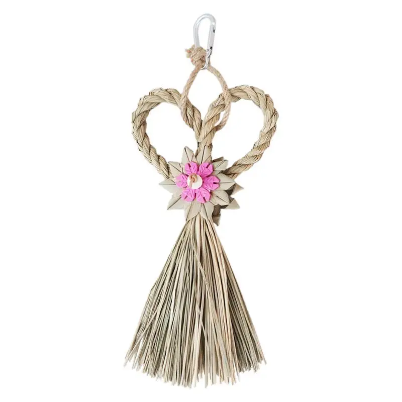 

Флуоресцентные качели для попугаев, верёвка из искусственной соломы, качели, жевательные игрушки для снятия стресса, для попугаев, серый цвет