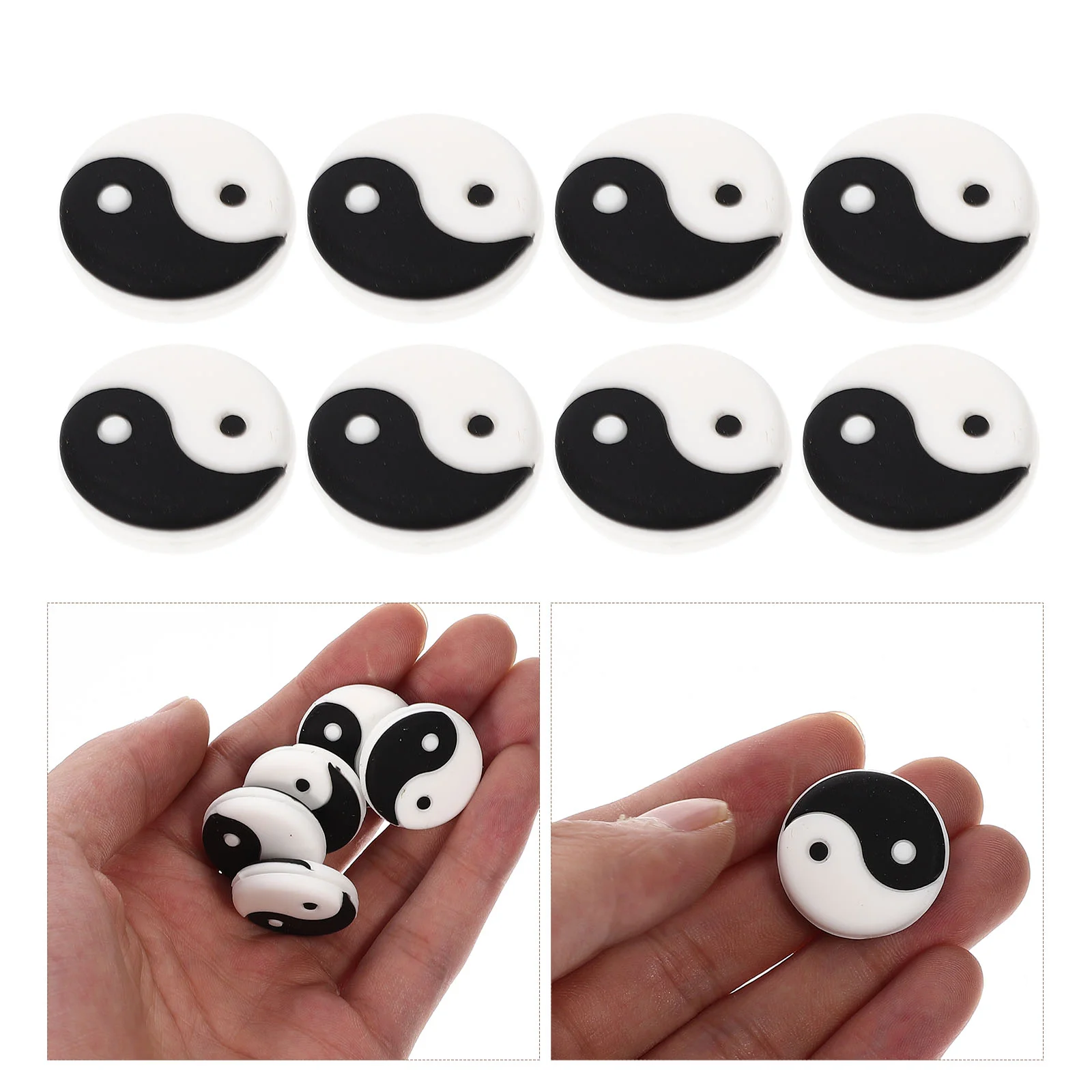 

8 Pcs Tennis Racket Shock Absorber Portable Dampeners Tai Chi Vibration Silicone Absorbers