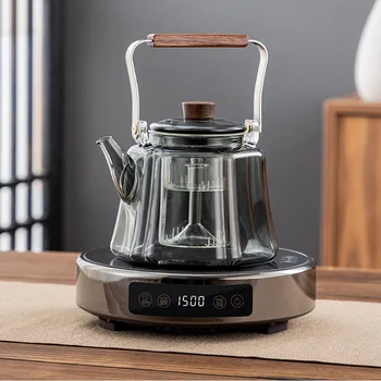 1500W Electric Ceramic Stove Tea Stove Electric Hot Plate Heater Stove Heating Furnace Mini Portable Tea Maker Water Boiler 220V 1