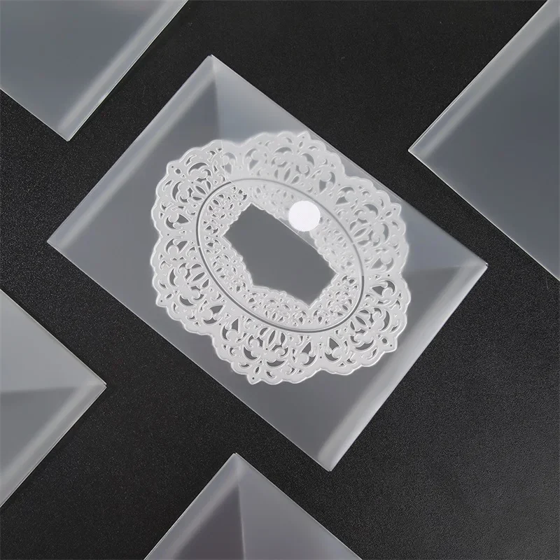 18x13cm Self Adhesive Magic Sticker Folder Bag For Storage Cutting Dies Hot Foil Plates Clear Stamps Organizer Holders Bags storage bag