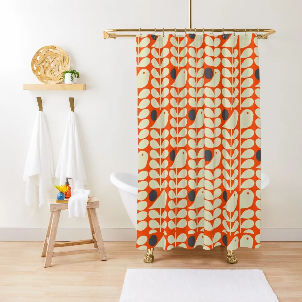 

orla kiely, Early Bird ,orla kiely pattern Shower Curtain Shower Curtain Set For Bathroom Bath Curtain