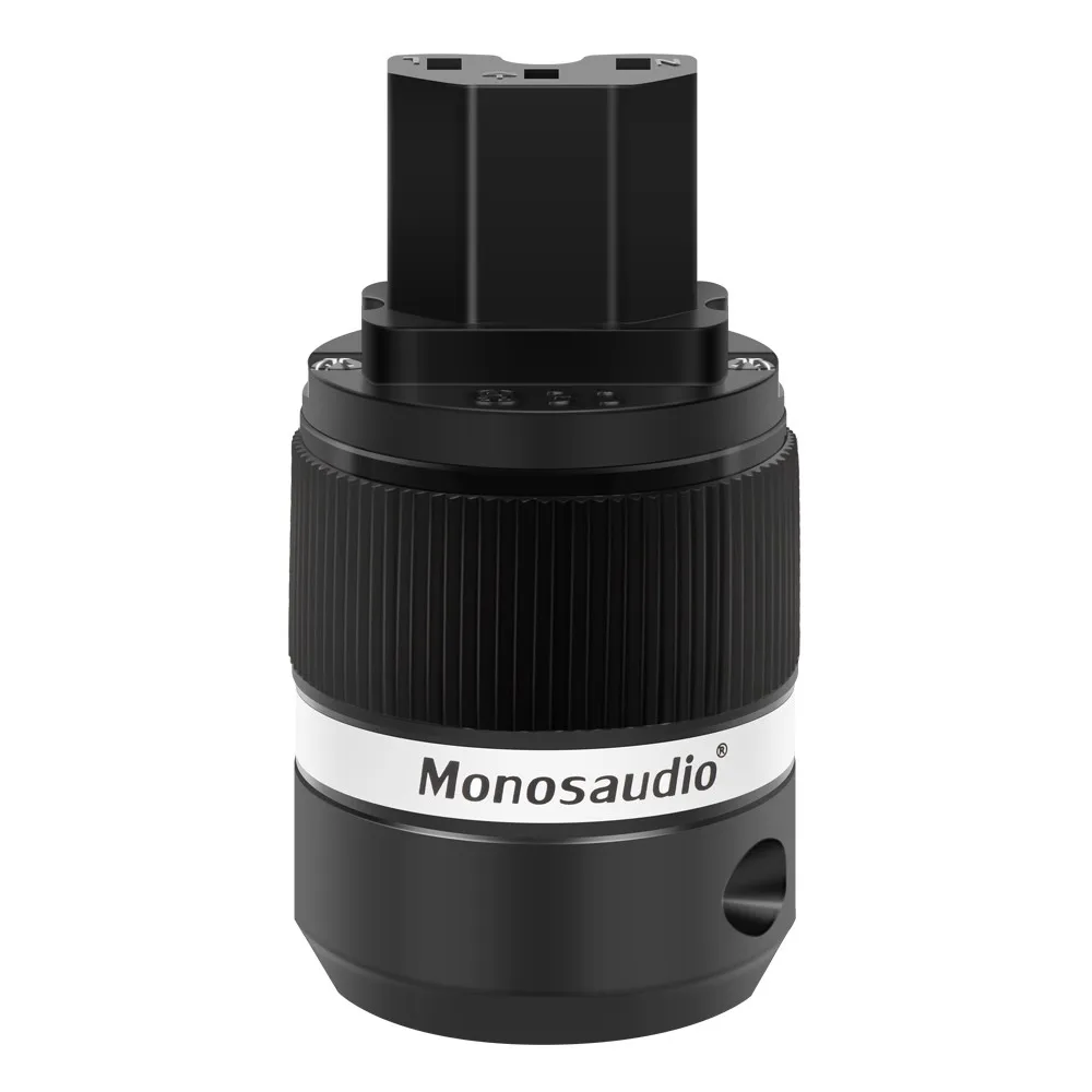 Monosaudio-Buchse, Netzstecker, Hi-End, reines Kupfer, Wechselstrom, Buchse, C15, Steckdose, 250 V, 16 A, Schraubverschluss für Hifi-Audiokabel – Detail 1