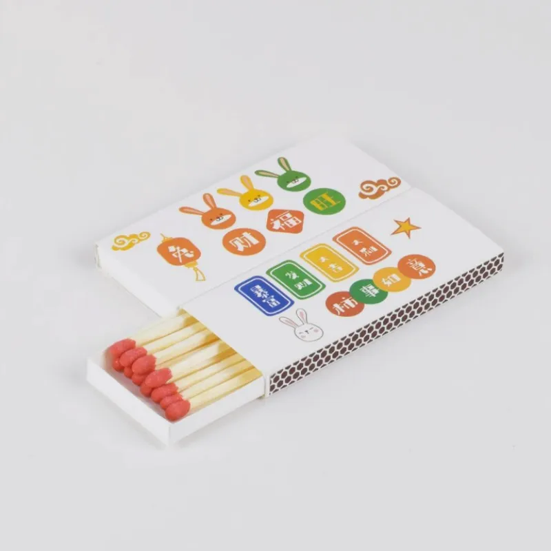 Art Matches Cigar Ignition Lighting Life Tools Gift Creative Rabbit Personalized Children Fun Pattern Box Gift Matches