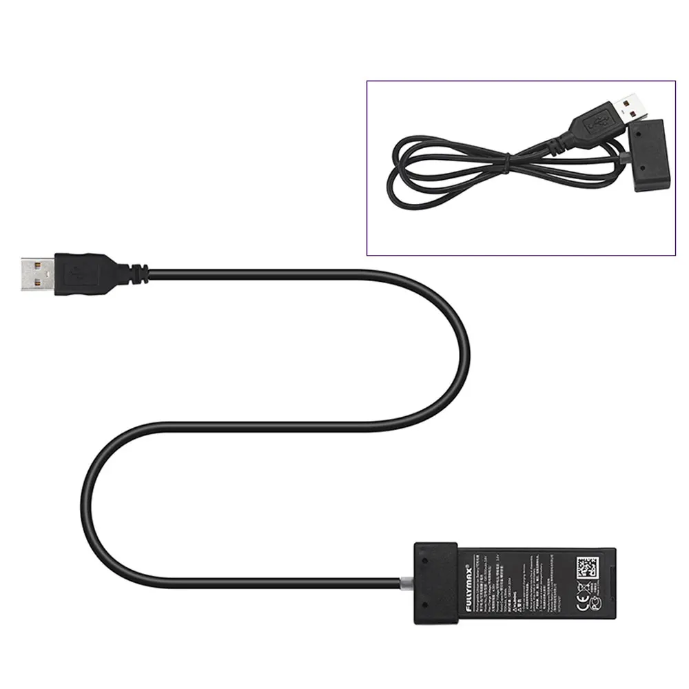 

Зарядное устройство с USB-кабелем, Lline, внешний аккумулятор, порт для подключения зарядки для аккумулятора DJI TELLO, 1100 мАч, FPV, аксессуары для дрона, запчасти