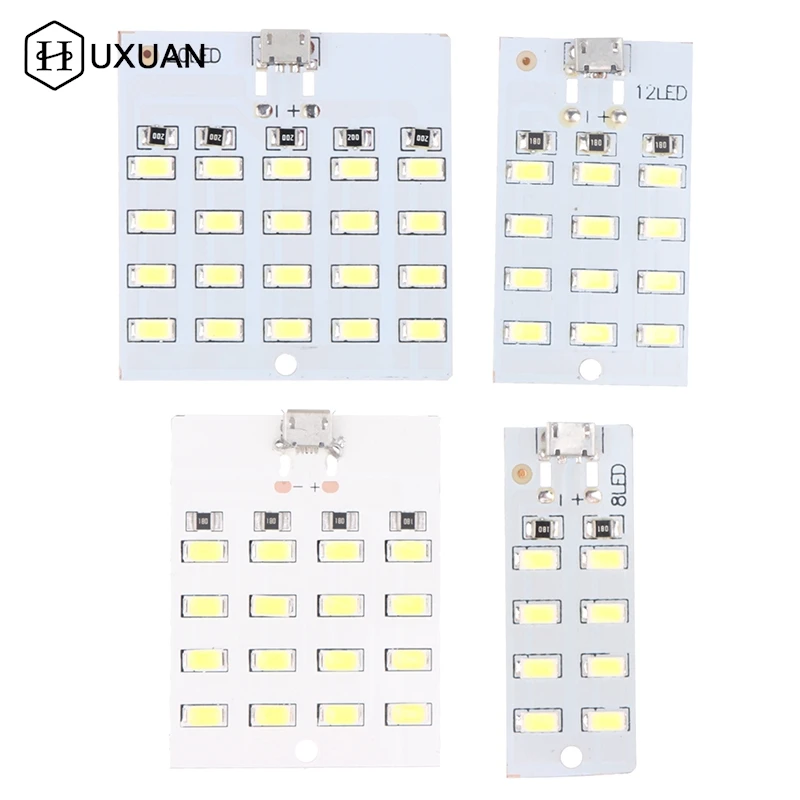 

Mirco Usb 5730 LED Lighting Panel USB Mobile Light Emergency Light Night Light White 5730 Smd 5V 430ma~470ma DIY desk lamp