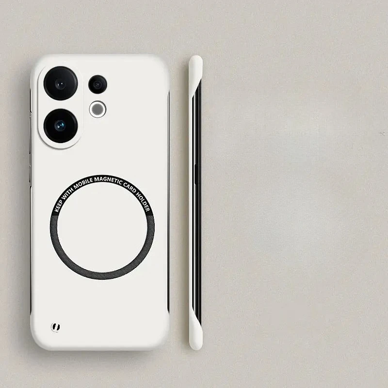 Ultra-Thin Frameless Magnetic Phone Case - Magsafe Matte Hard Back Cover