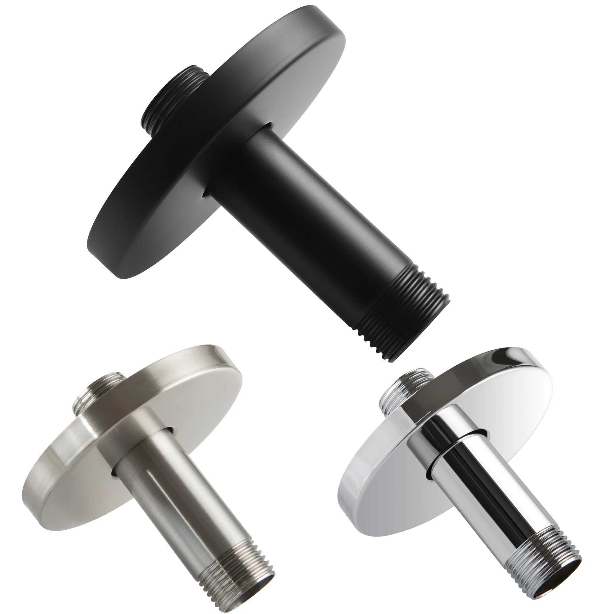 SKOWLL Rain Shower Head Straight Arm Ceiling Mount Shower Arm 3 Inch