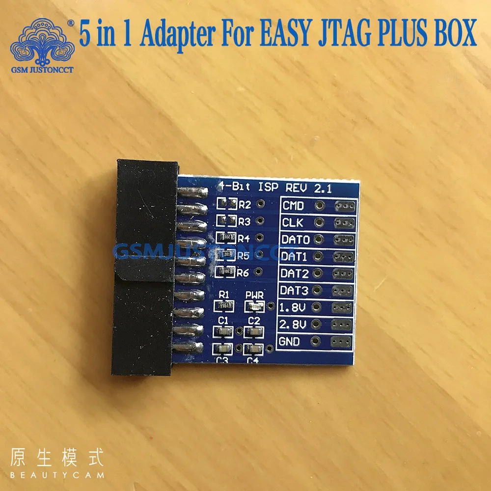 Easy Jtag 플러스 박스, ESAYJTAG 도구용 어댑터 세트, JTAG, ISP1BIT, ISP4BIT, U-SOCKET, E-SOCKET, 5 in 1, 신제품