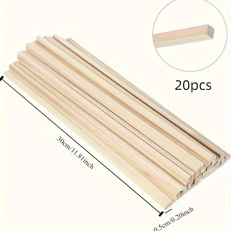 Square Wood Dowel Rods 3