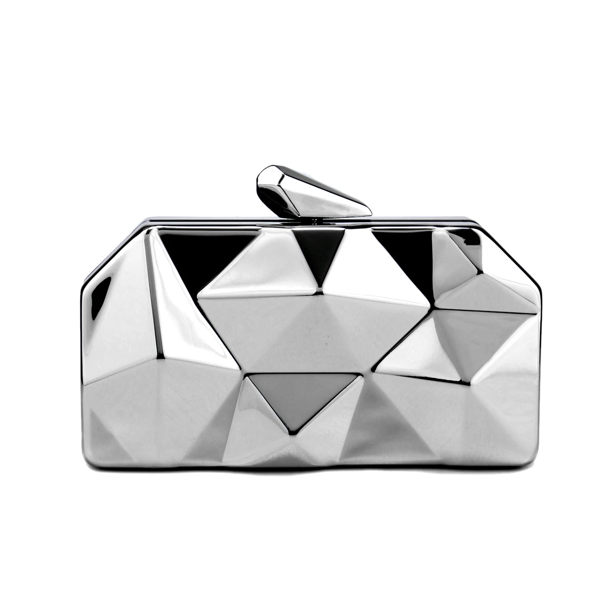 محفظة زفاف صغيرة بمقبض فضي أنيق لحفلات الزفاف المع...