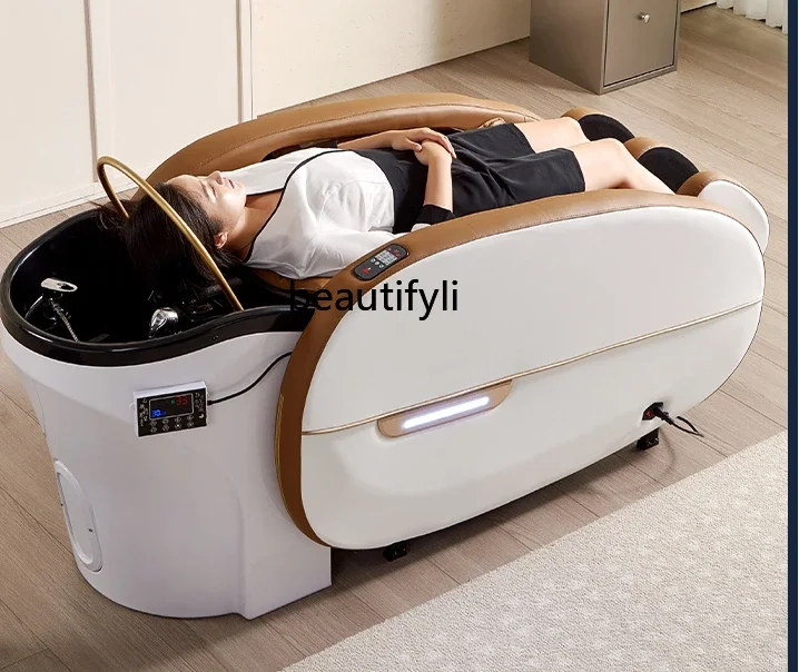 

Electric massage shampoo bed barber shop dedicated Thai fumigation smart head therapy water circulation bed