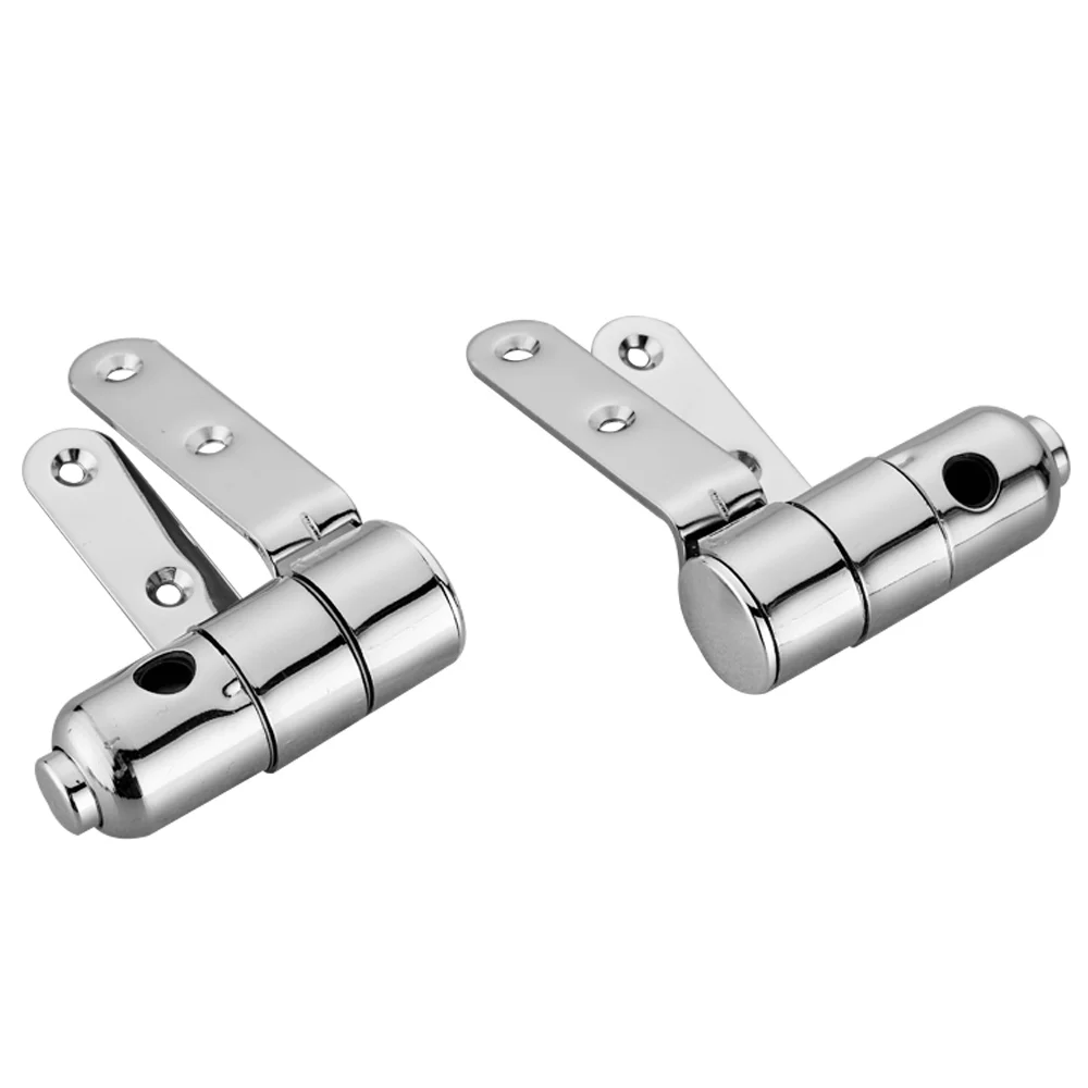 Stainless Steel Toilet Seat Hinge Universal Adjustable Replacement Flush Toilet Cover Mounting Connector Bathroom Accessories toilet seat accessories toilet hinge replacement