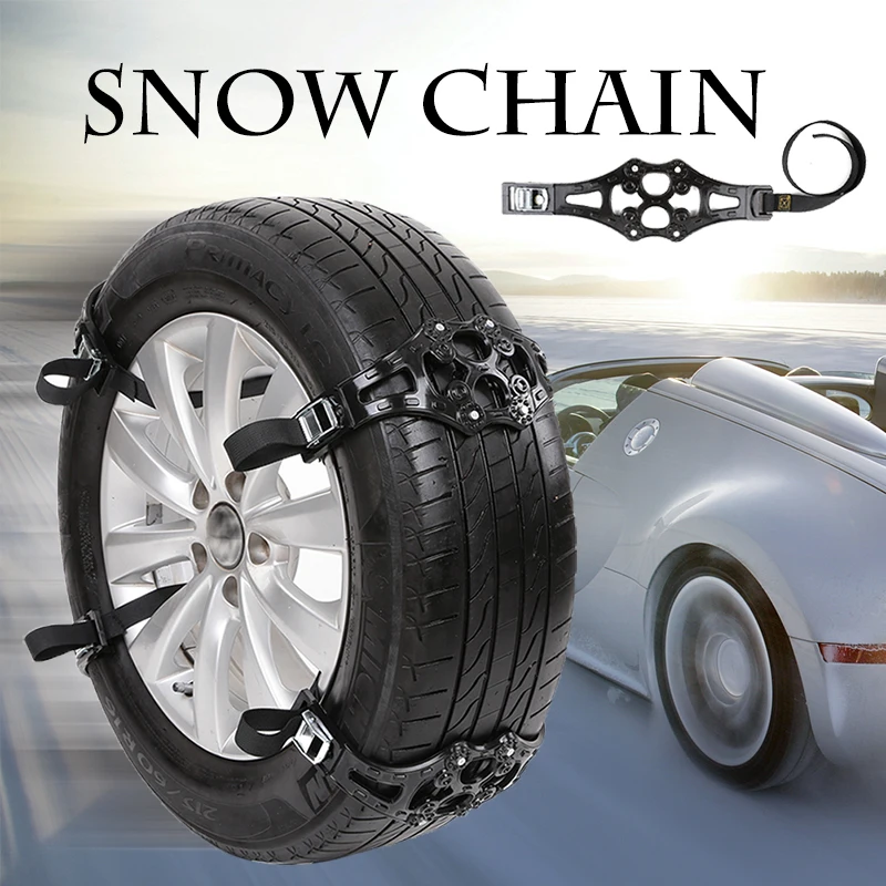 

1 Pc Easy Installation Simple Winter Truck Car Snow Chain Tire Anti-skid Belt