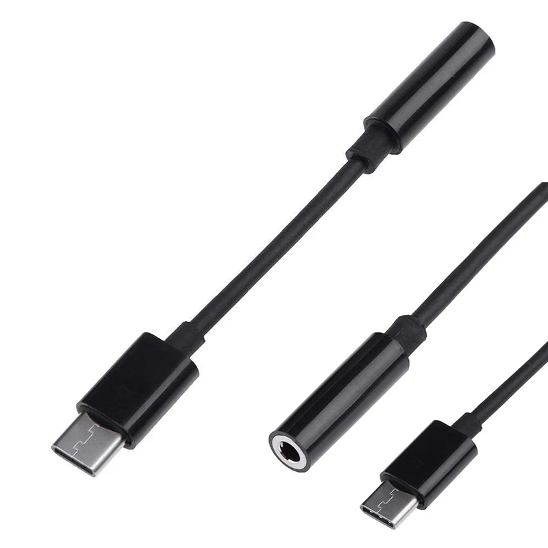 Adattatore Per Auricolari Usb Tipo C 3.5 Jack Da Usb C A 3.5Mm Cuffie Cavo Di Prolunga Audio Aux Per Computer Pc Iphone