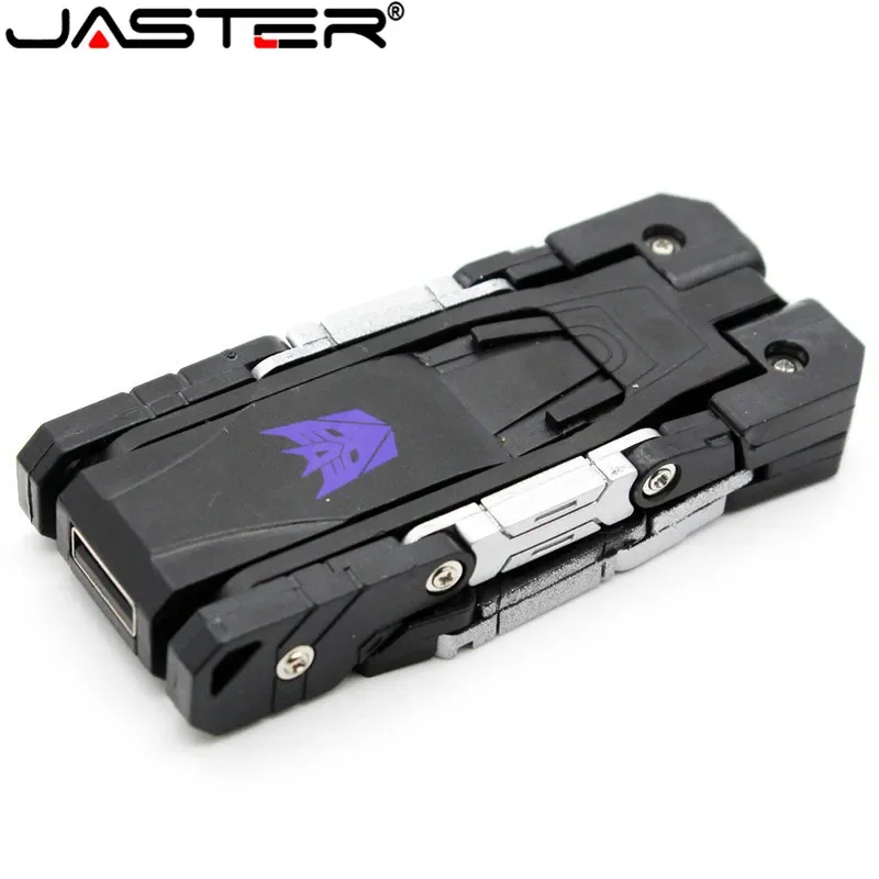 Estilo u Disco de Brinquedo de Plástico Jaster Personagem de Desenho Animado Transfomer Unidade Flash Usb Pendrive 4gb 8gb 16gb 32gb Transformação Robô