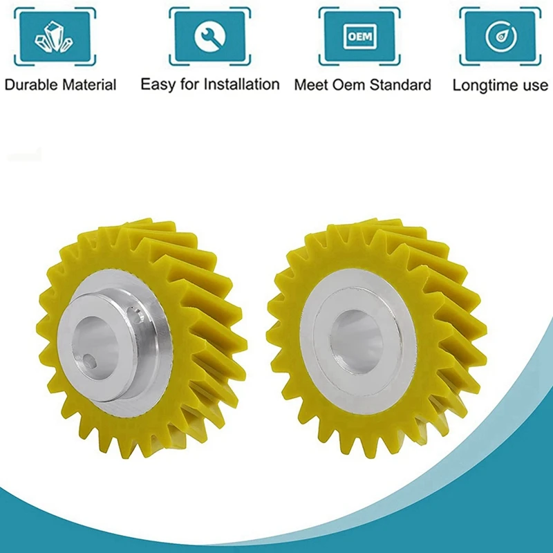 Mixer Worm Gear Spare Parts Accessories For Whirlpool & Kitchenaid Mixers Gear Replace Parts 4162897 4169830 AP4295669 2PCS