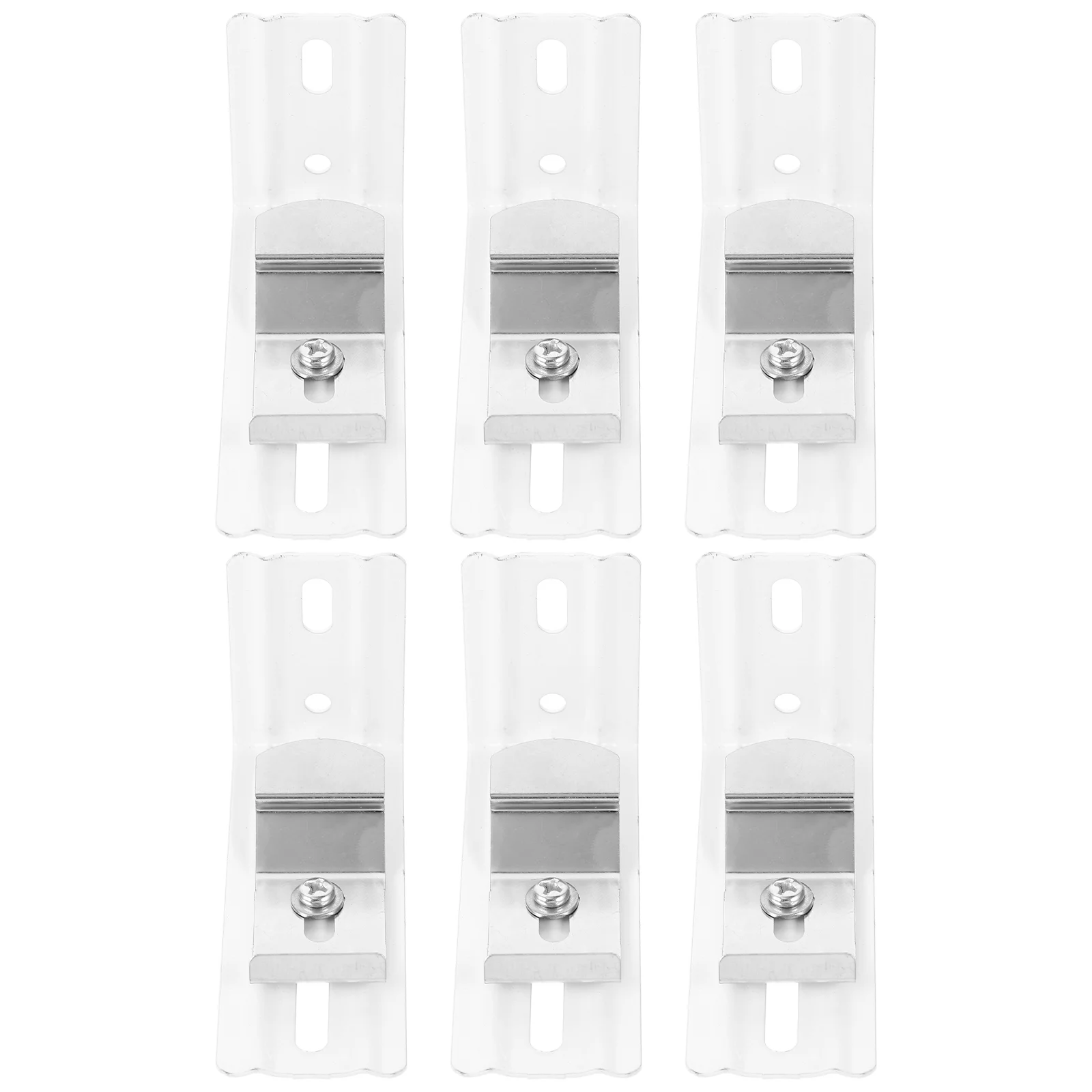 

6pcs Sturdy Vertical Blind Home Bracket Decor Support Household Blind Holder Vertical Blind Internal Installation