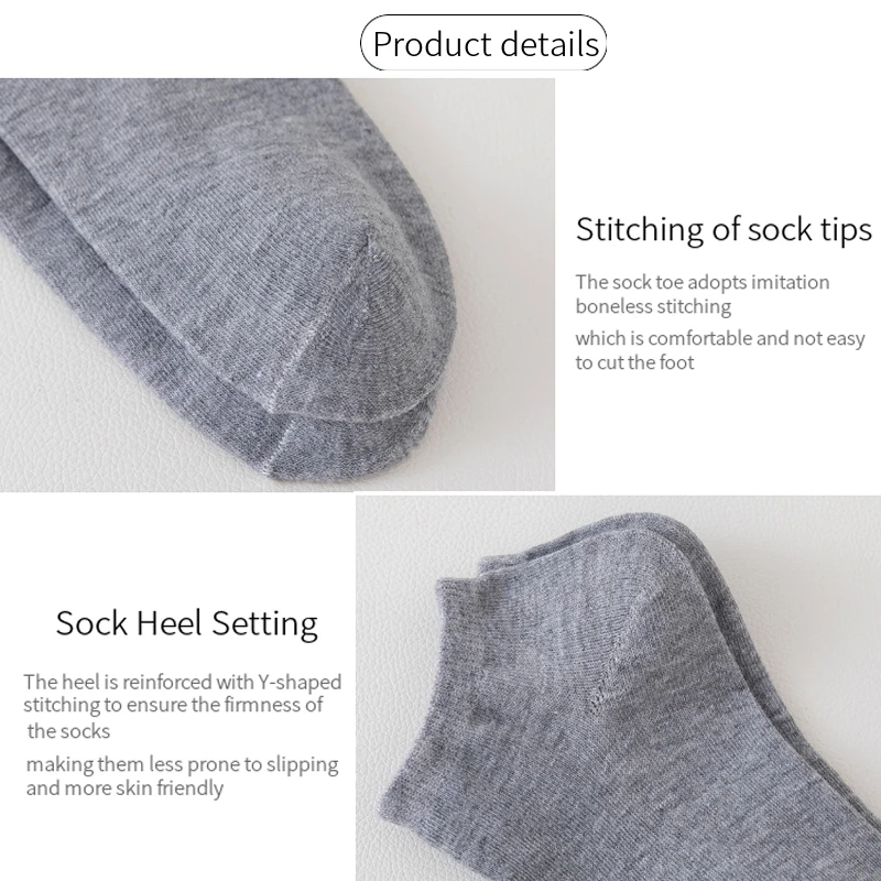 Boat Socks 5/7/10 Pairs Men/women Summer Ankle Socks