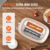 VEVOR Stainless Steel Toaster  1.5'' Extra Wide Slots Toaster Cancel Defrost and Bagel Functions for Toasting Bread Bagel Waffle 3