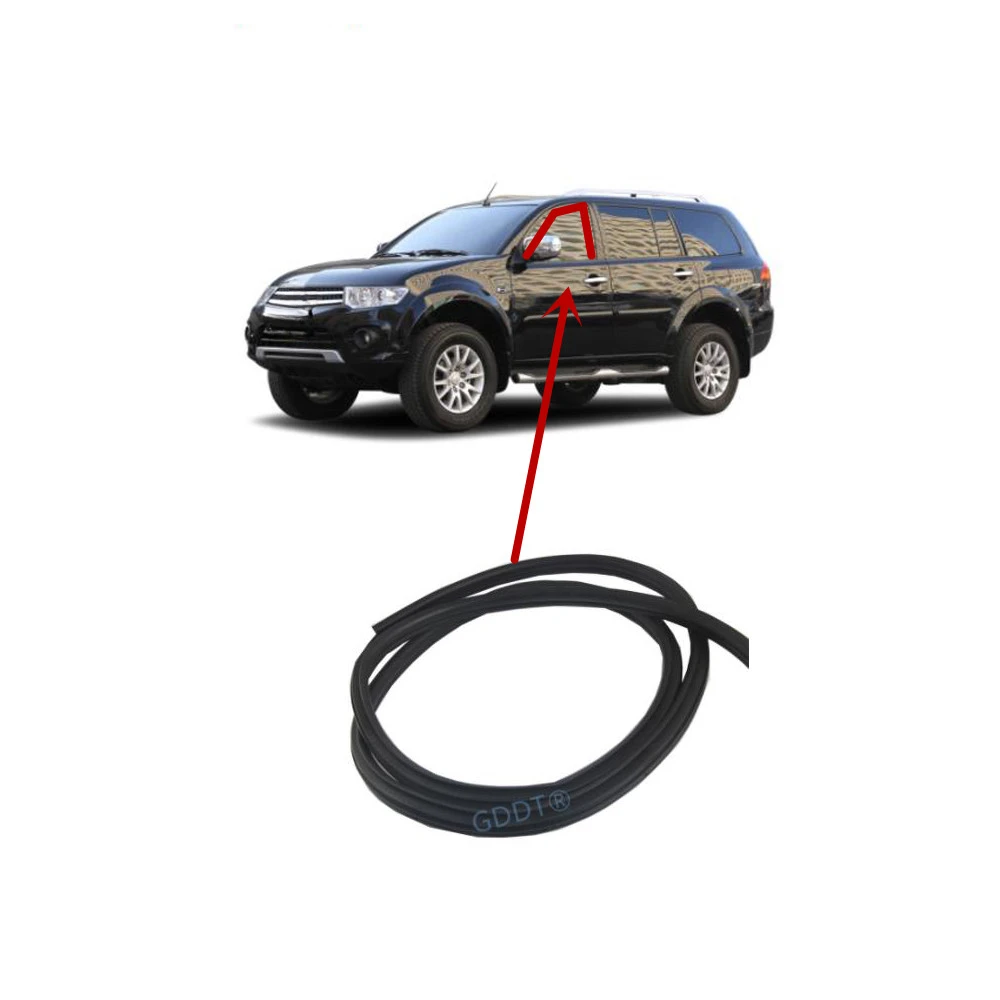 

1 Piece Car Body Rubber Seal for Pajero Sport KH 5725A167 Post Weather Strip for Montero Sport KG Rain Proof 2007-2015