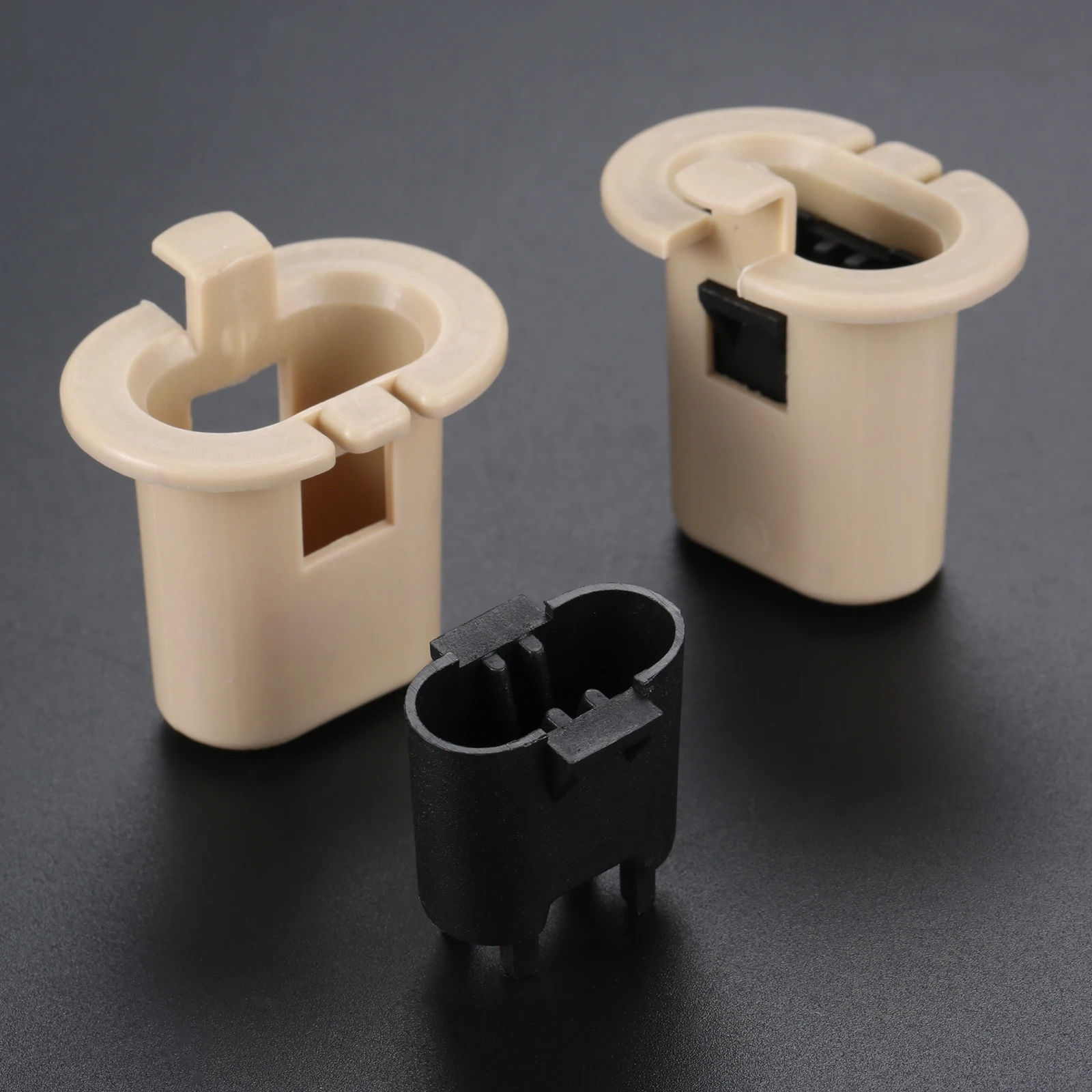 

2Pcs ABS Car Rear Seat Fastener Clips Rivets Back Plug-and-play Seat Mounting Retainer Clamps for Nissan Auto Interior Parts