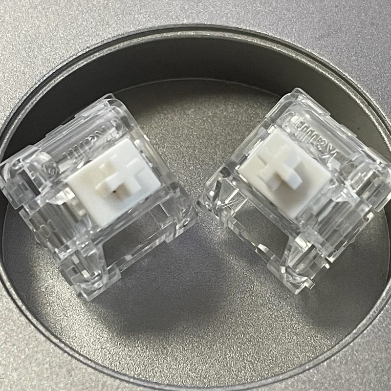 카일 해파리 마그네틱 스위치 35g 풀 투명 HIFI 리니어 스위치 커스텀 스프링 20mm PC PA12 게이밍 키보드 스위치용