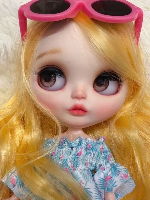 Neo Blyth Fani Flamingo BJD Doll Vacation BIKINI Girl Action Figure Toy DIY Makeup Cute Beauty Handmade Designer Toy Gift Set 5